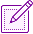 PDF editor icon with a pencil and PDF document symbol
