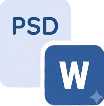 PSD to Word